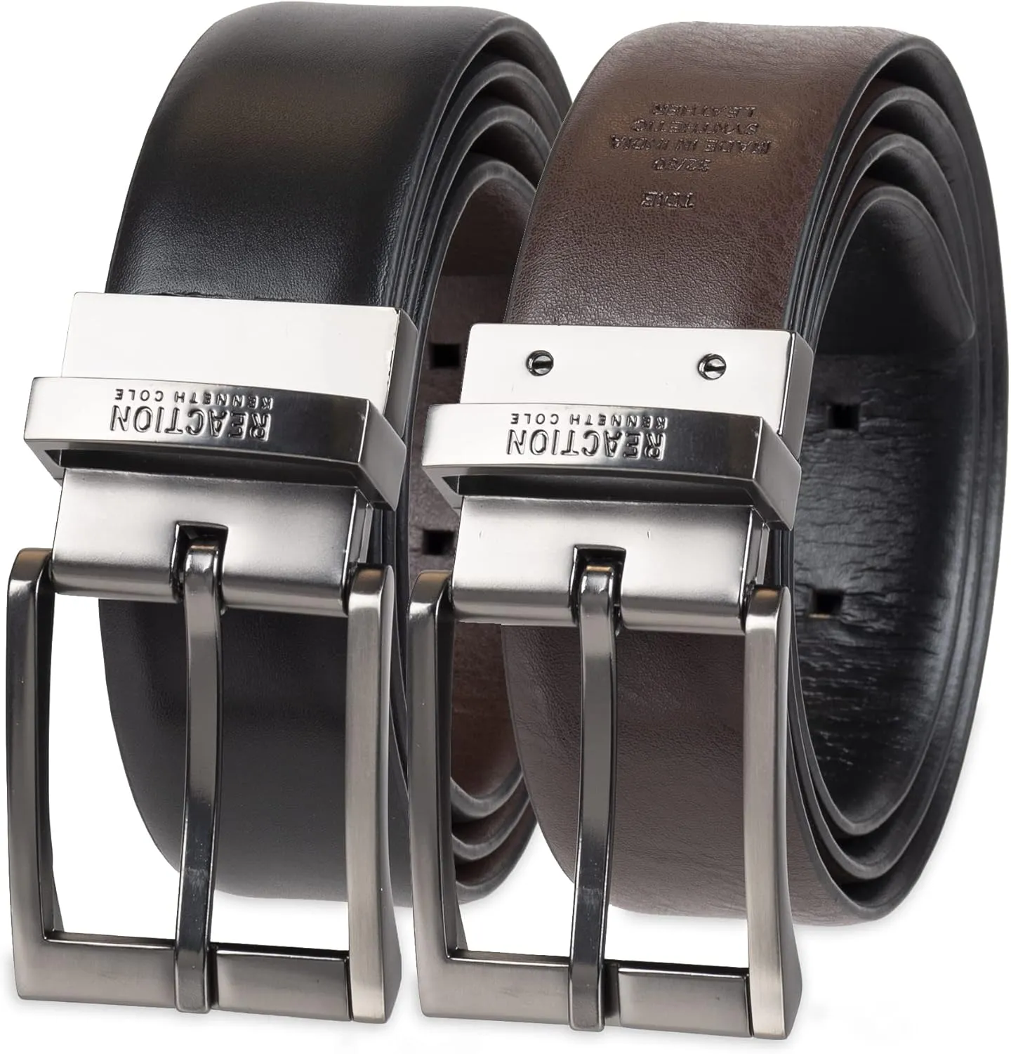 Kenneth Cole Men's Two-in-One Reversible Belt