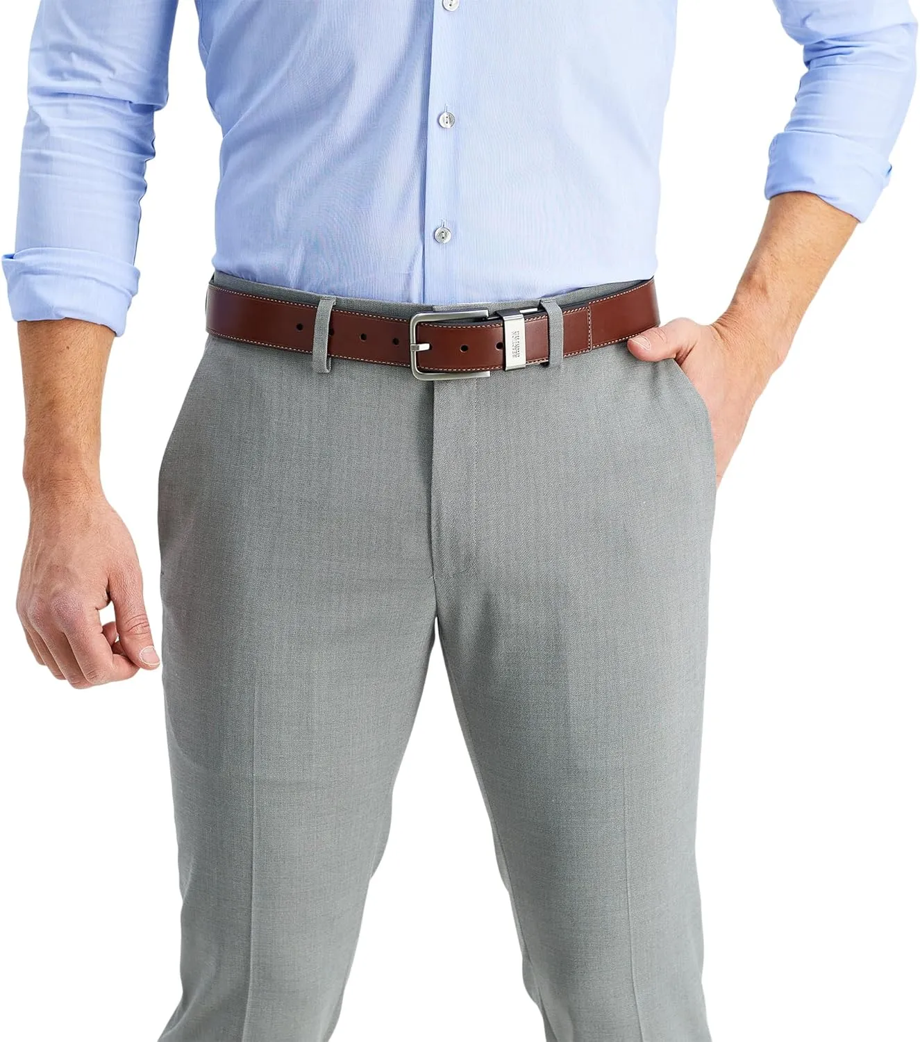 Kenneth Cole Men's Two-in-One Reversible Belt