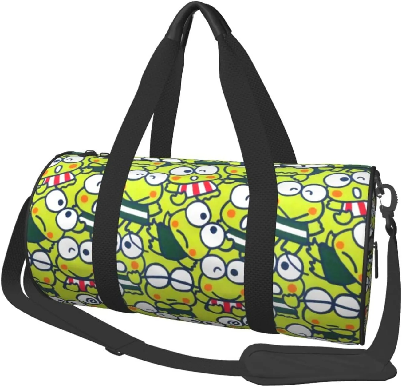 Ker-oppi Duffel Bag Large Capacity Portable Round Travel bag,Travel Sports Bag for Men and Women One Size