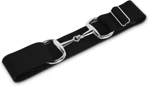 Kids 1.5 inch Equestrian Belt, Adjustable Elastic Belts for Girls, Perfect for Riding Breeches