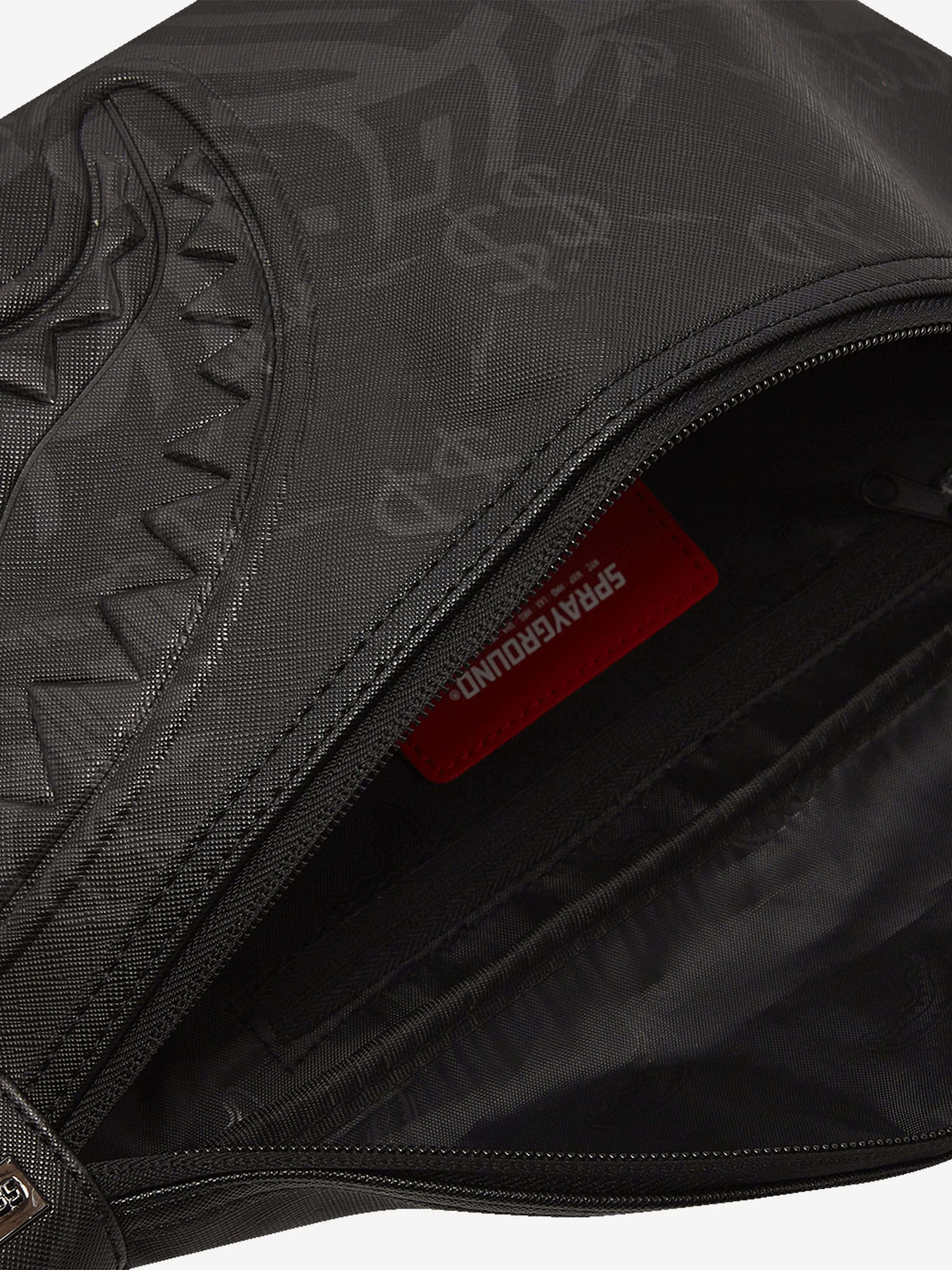Kids 3AM Check Belt Bag in Black (18cm)