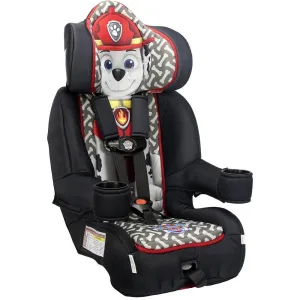 KidsEmbrace Nickelodeon PAW Patrol Marshall 2-in-1 Forward-Facing Car Seat Latch | 5-Point Harness 26.5-65lbs converts to Belt-Positioning Booster 40-100lbs | Adjustable