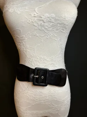 Kilt Strap Belt, Black Soft Faux Leather, Vegan Kilt Strap, Belt, Clothing, Bags