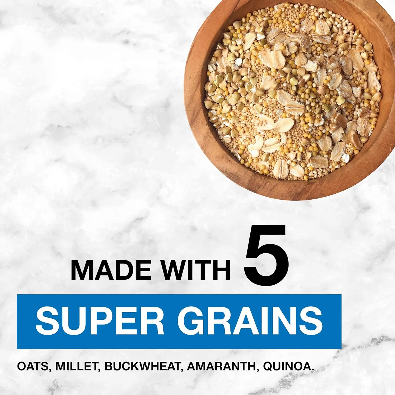 KIND Healthy Grains, Vanilla Blueberry Granola with Flax Seeds, Healthy Snacks, Gluten Free, 100% Whole Grains, 5g Protein, 11oz, 3 Count