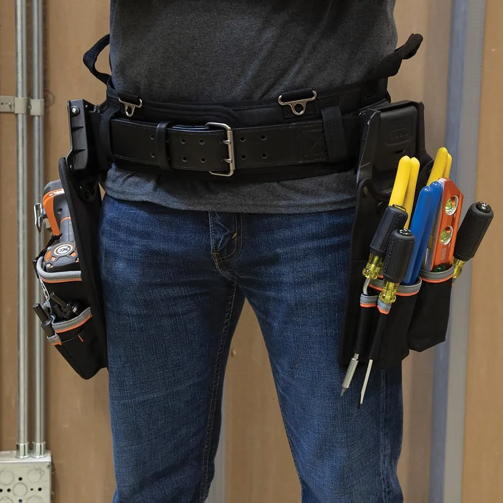 Klein Tools 55912 Tradesman Pro Modular Piping Tool Pouch with Belt Clip for Klein Click Lock Modular Wall Rack and Tool Belts