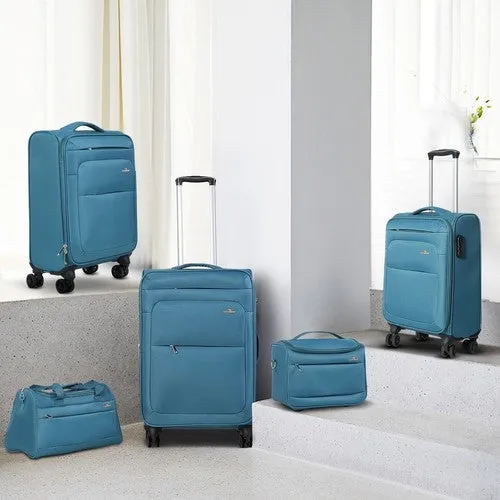 Koreyosh 5PCS Expandable Luggage Set & Cosmetic Bags