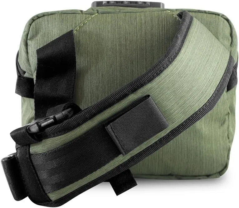 Kross Smell Proof Fanny Pack Hipster Bag w/Combo Lock (Green)