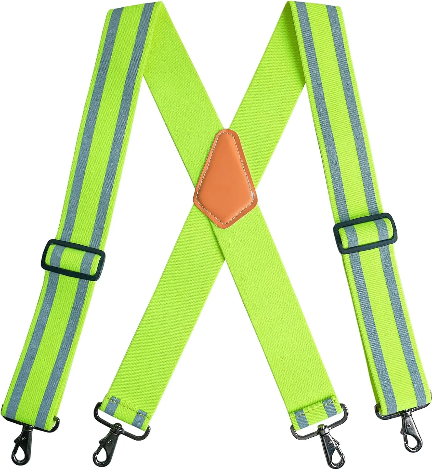 KUNN Suspenders for Men,High Visibility Tool Belt Suspender with Hook
