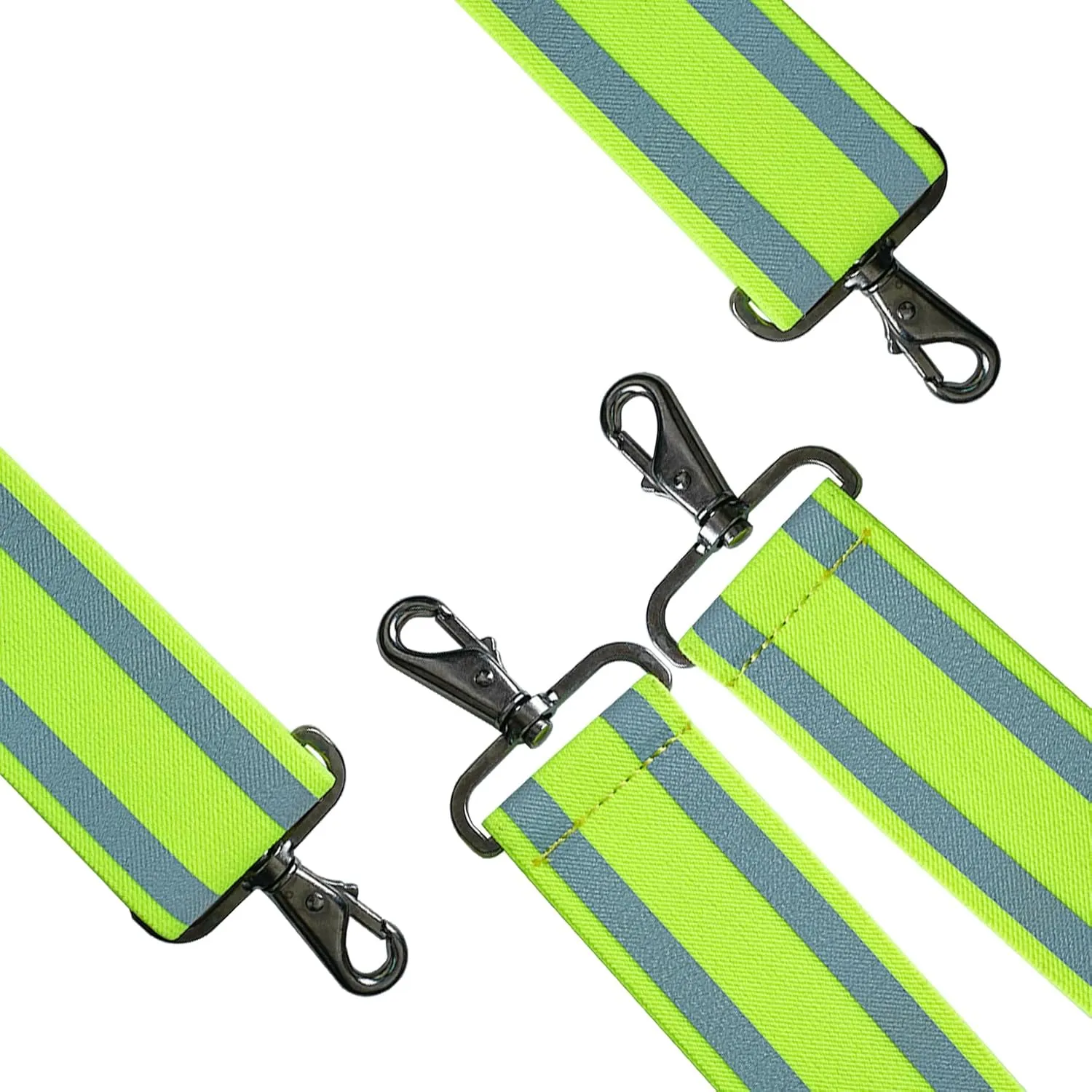 KUNN Suspenders for Men,High Visibility Tool Belt Suspender with Hook