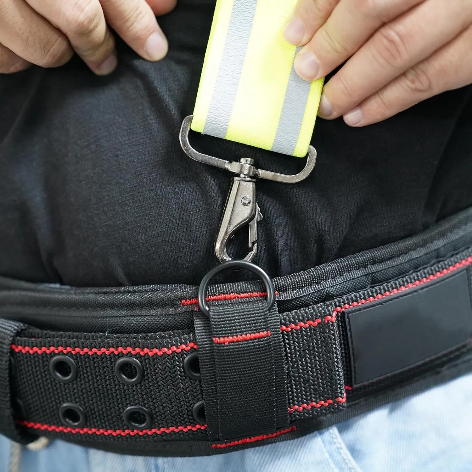 KUNN Suspenders for Men,High Visibility Tool Belt Suspender with Hook