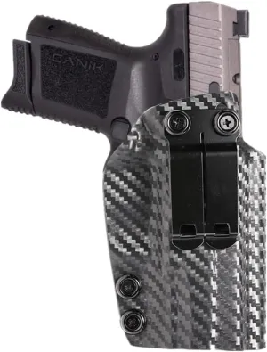 Kydex IWB Holster for Glock G19 G43X Taurus G2C G3C Canik TP9 Elite SC Inside Waistband Concealed Carry Monoblock Metal Belt Clip