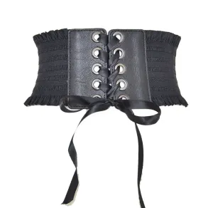 Ladies Elastic Elastic Bow Strap Belt