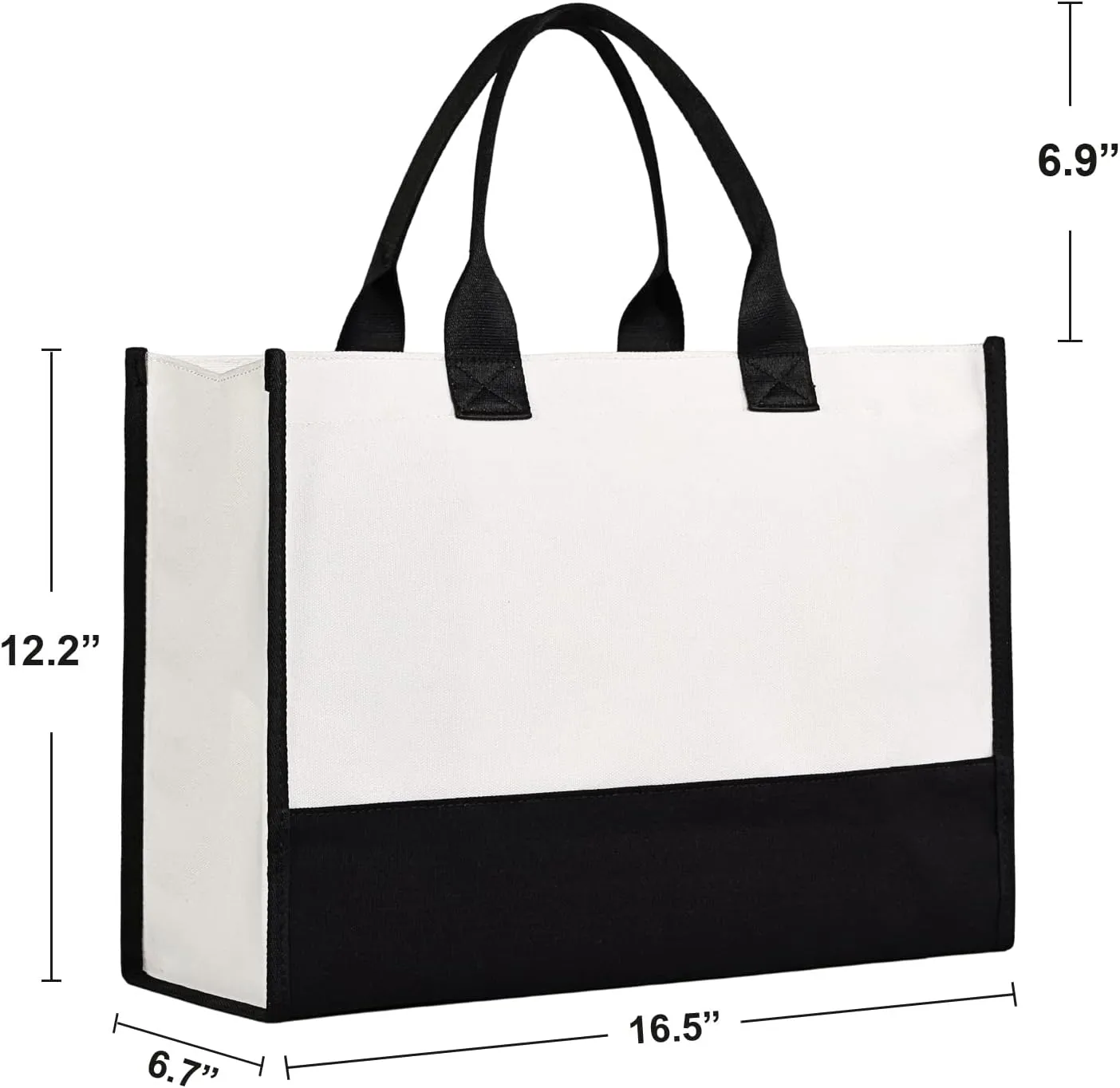 Lamyba Bridesmaid Tote Bag, Bridesmaid Gifts for Wedding Day, Bridesmaid Proposal Gifts, Black and White
