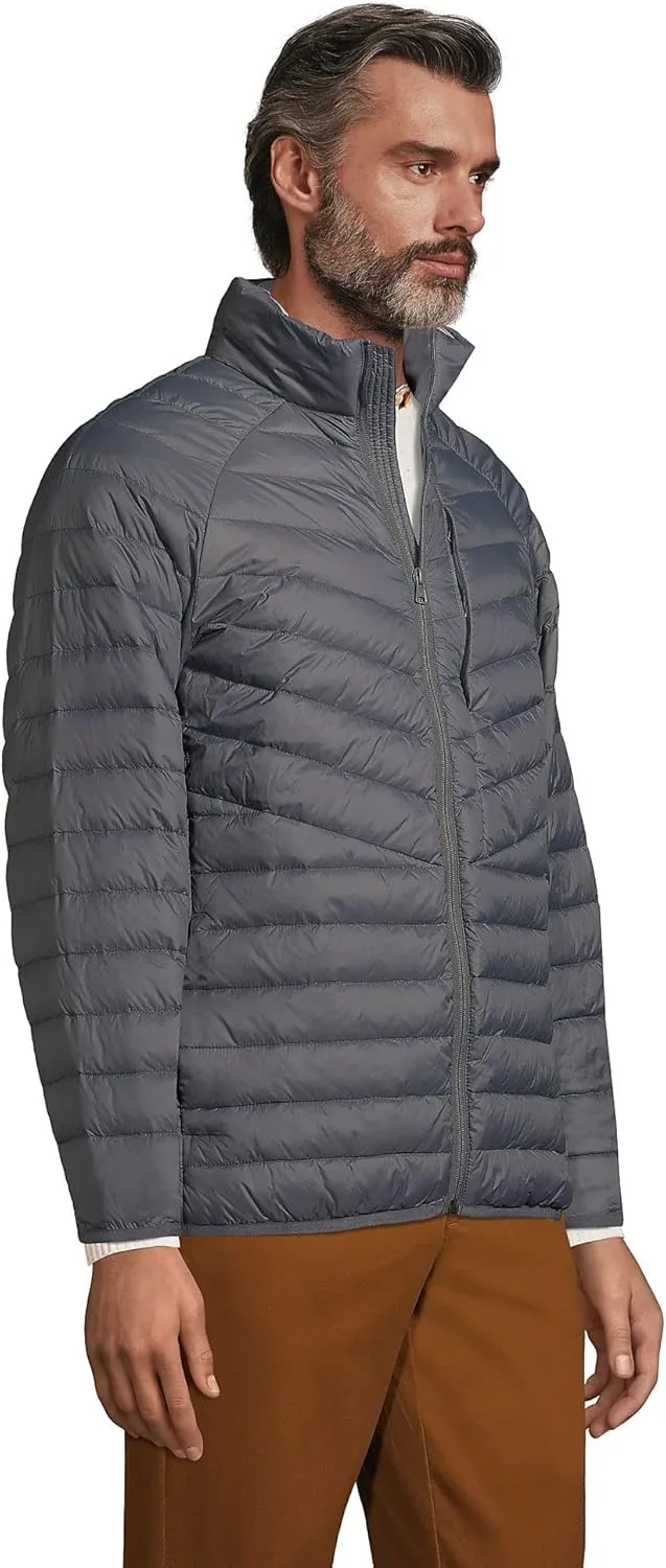 Lands' End Mens UL Packable Down Jacket Coat