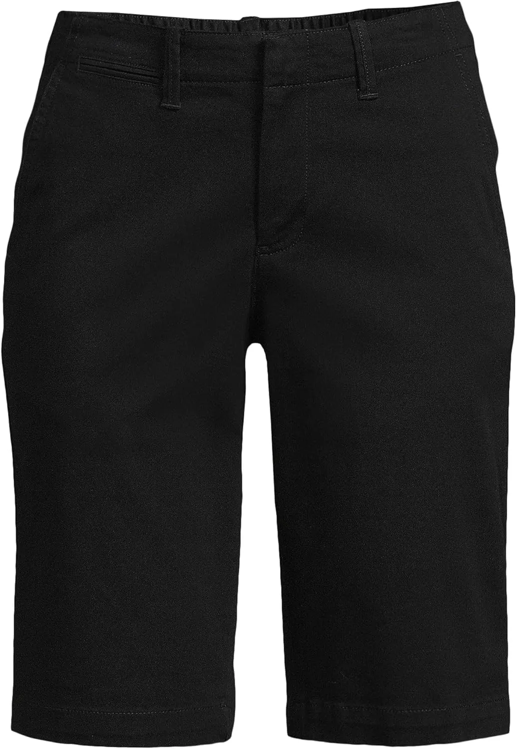 Lands' End Women's Elastic Back Classic 12" Chino Shorts