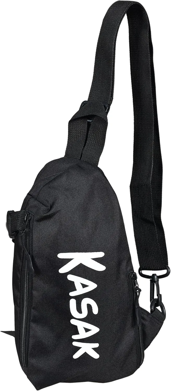 Large Crossbody Fanny Pack for Women Men Belt Bag With 2-Zipper Pockets for Travel Running Hiking Workout Dog Walking Outdoors Sport Fishing Waist Pack Bag Carrying All Phones (BLACK)