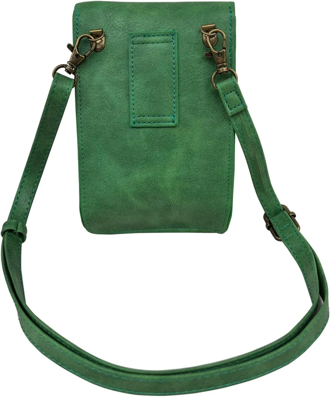 Larswon Belt Pouch, Renaissance Bag Medieval Leather Belt Pouch Ren Faire Accessories Small Crossbody Belt Bag Cell Phone Pouch Renaissance Belt Green, Medium, labk1275
