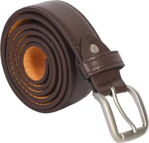 LB LEATHERBOSS Men's Brown Leather Money Belt Sizes 32 Through 56