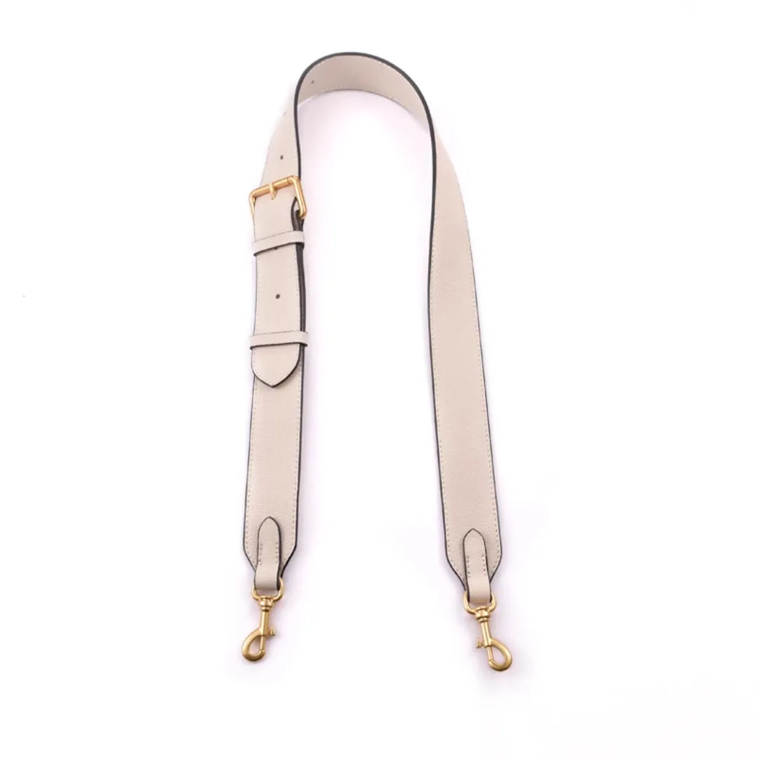 Leather Belt Buckle 1.5 Inch Bag Strap (Gold Hardware)
