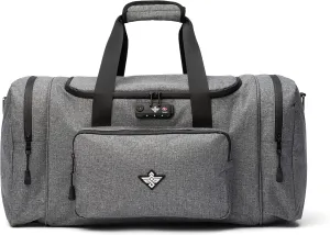 Legion Duffle Bag with Anti Theft TSA Approved Combination Lock (Gray)