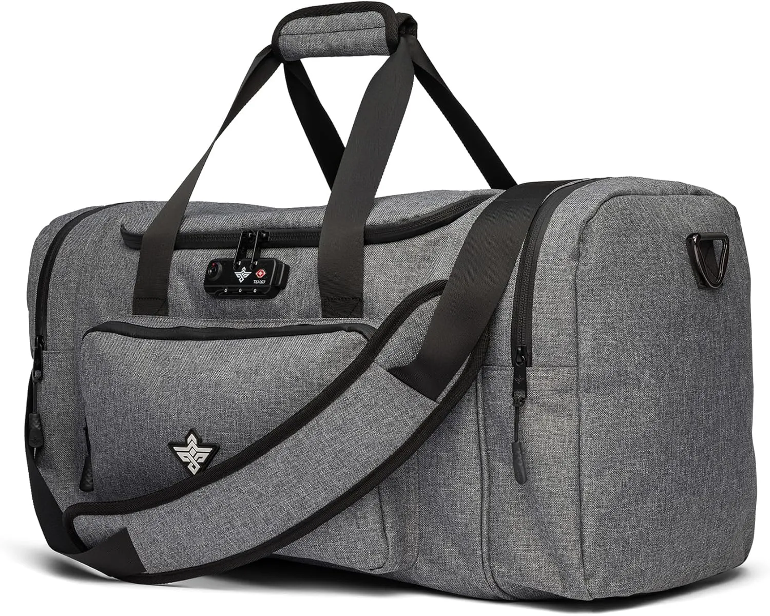 Legion Duffle Bag with Anti Theft TSA Approved Combination Lock (Gray)
