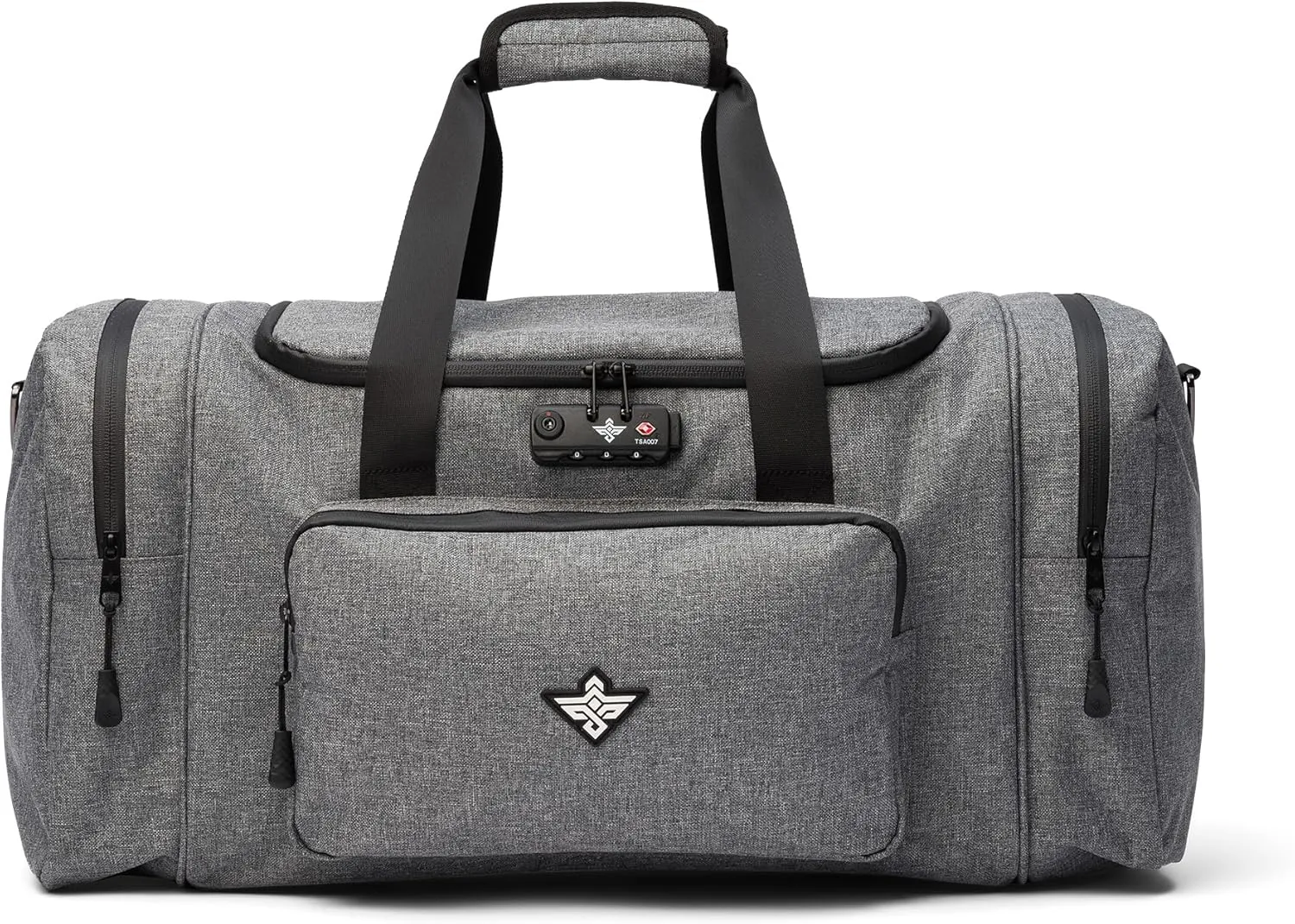 Legion Duffle Bag with Anti Theft TSA Approved Combination Lock (Gray)
