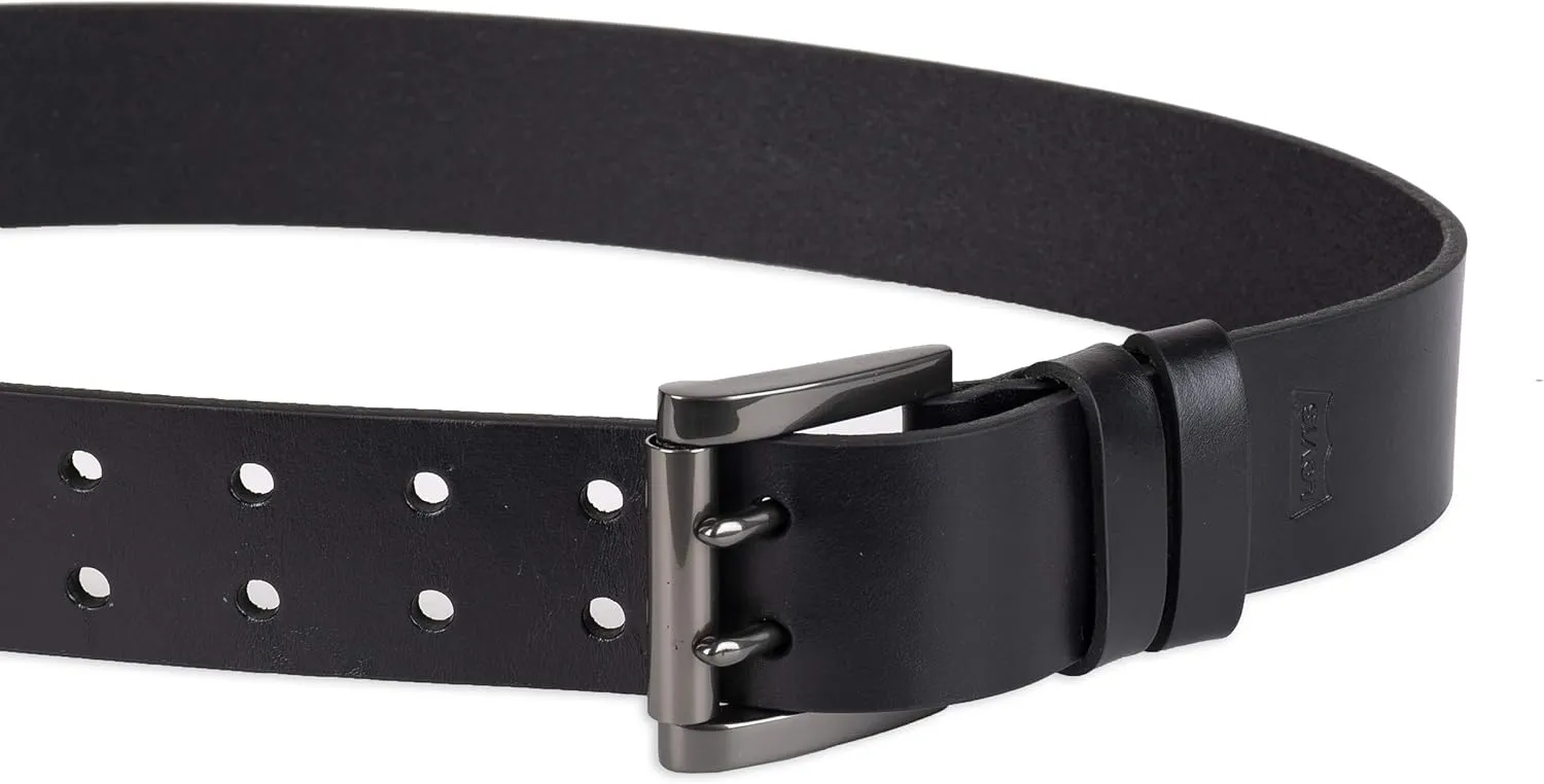 Levi's Men's Casual Everyday Jean Belt with Double Prong Buckle