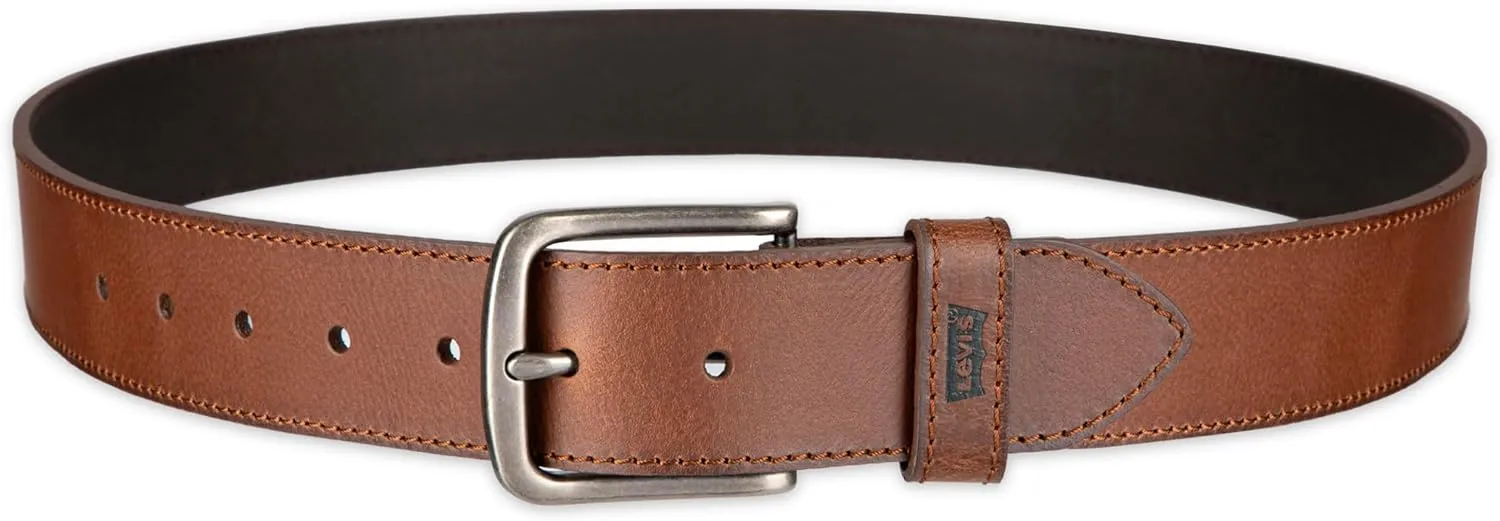 Levi’s Men’s Casual Everyday Leather Jean Belt