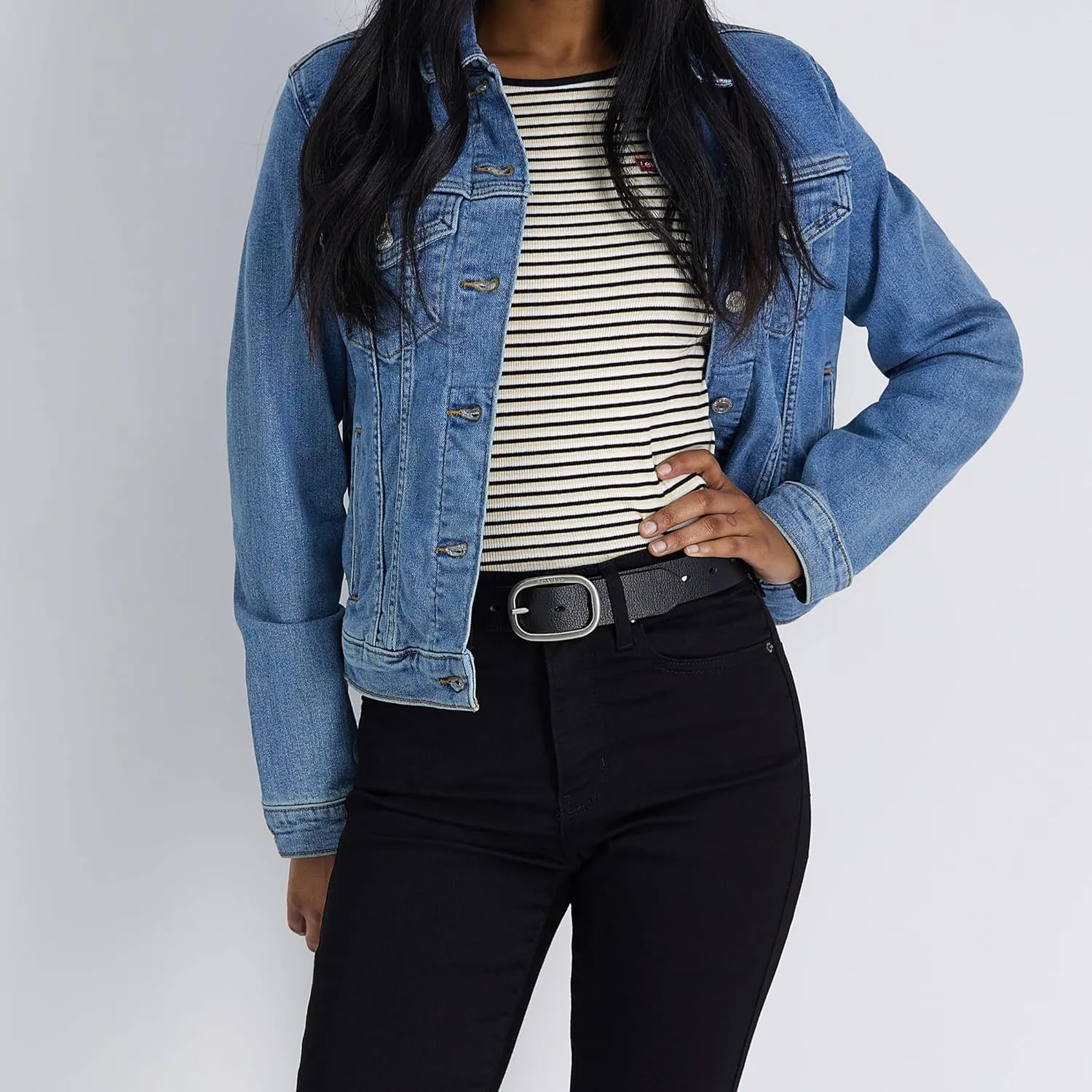 Levi's Women's Two-in-one Reversible Casual Jean Belt