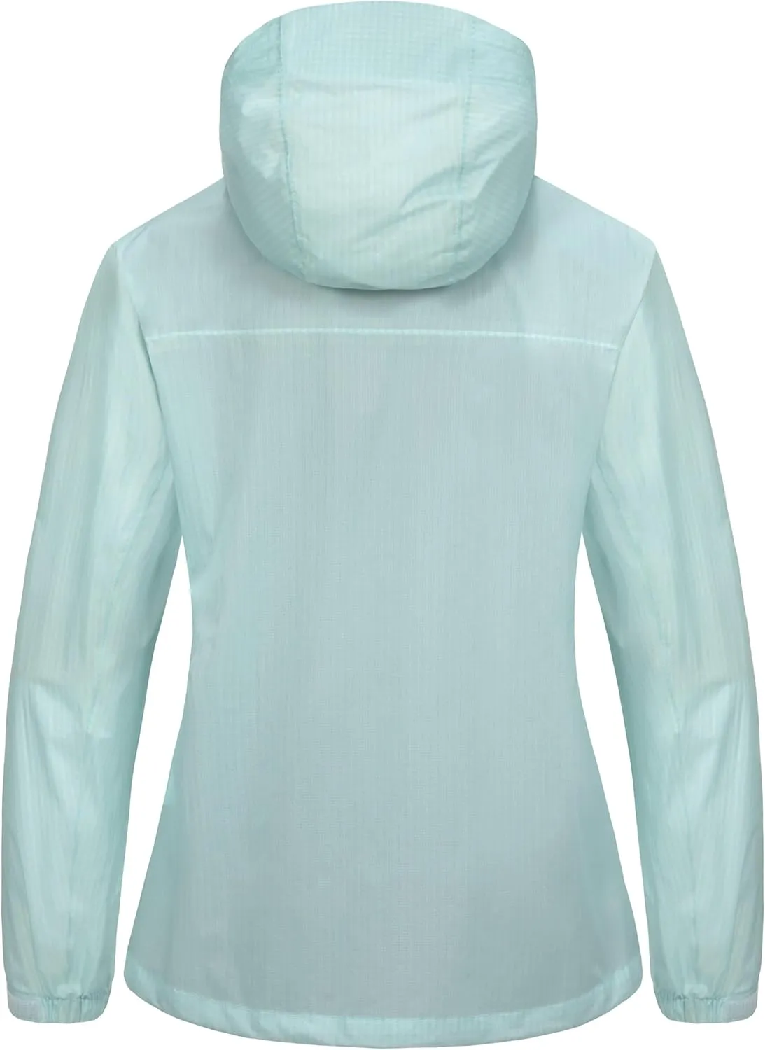 Little Donkey Andy Women's Waterproof Rain Jacket Lightweight Raincoat, Hooded Sun Protection Windbreaker for Outdoor Golf