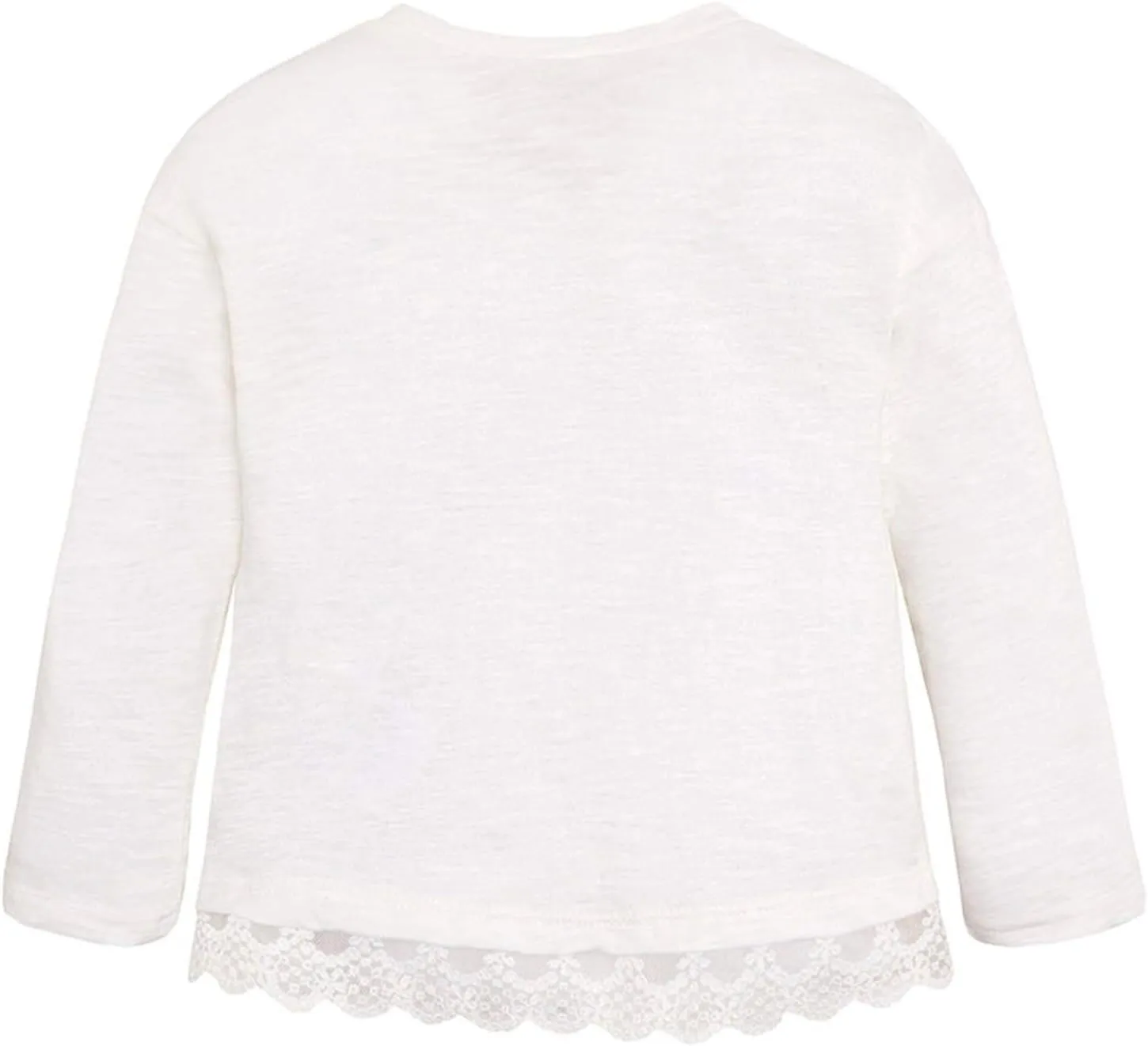 Little Girls 2T-9 Long-Sleeve 3-D Floral Embellished Knit Shirt/Top