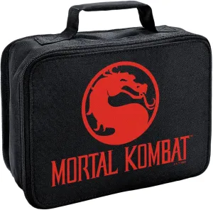 LOGOVISION Mortal Kombat Klassic Dragon Logo Insulated Soft Sided Lunch Box - Reusable Lunch Bag For School Office Work, BPA Free