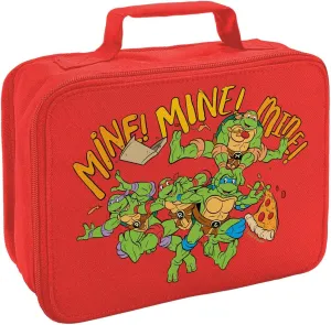 LOGOVISION Teenage Mutant Ninja Turtles Mine Mine Mine! Insulated Soft Sided Lunch Box - Reusable Lunch Bag For School Office Work, BPA Free, Red