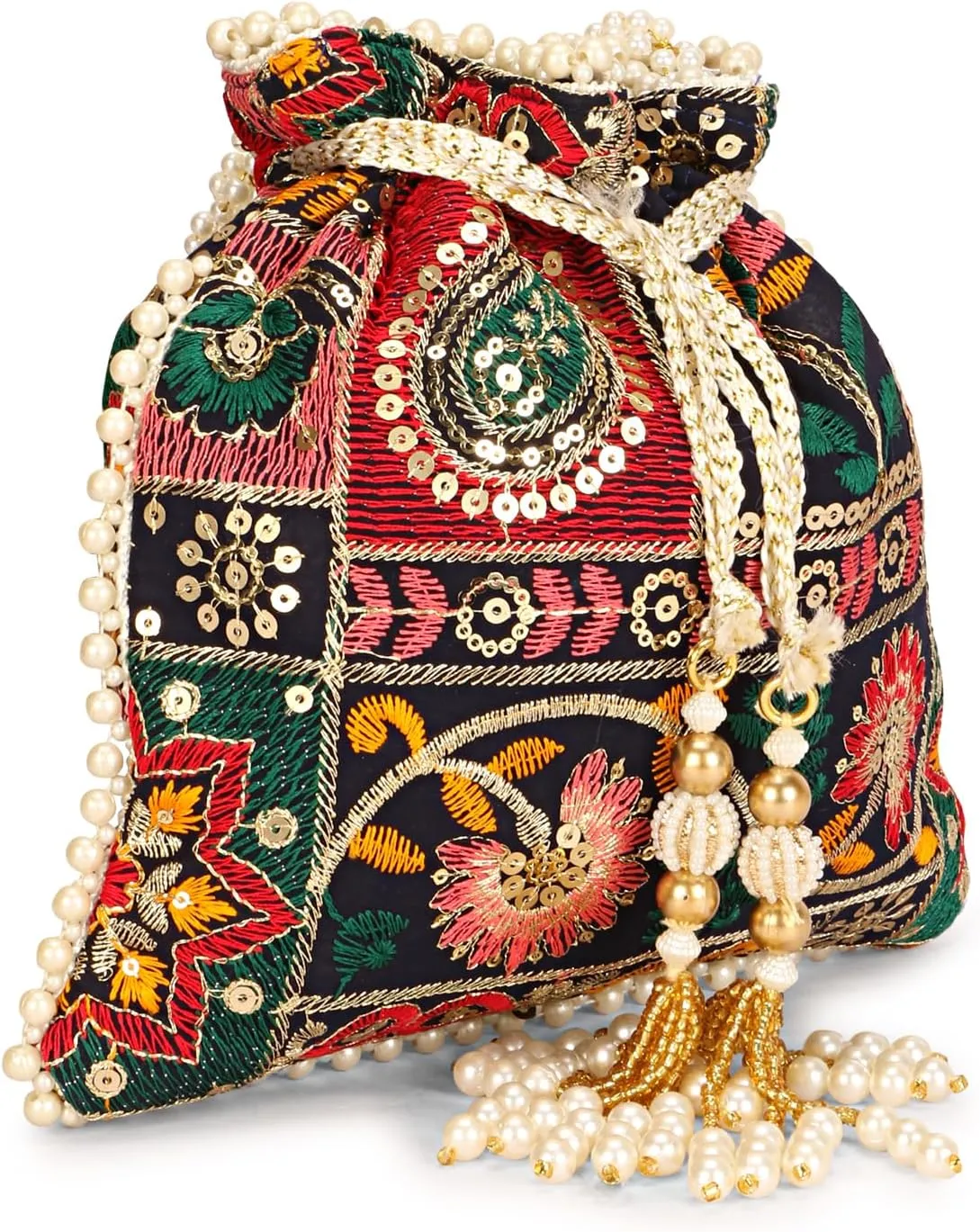 LONGING TO BUY Indian Wedding Potli Bags For Women, Potli Bags For Enagement, Sequence Potli Bags For Women