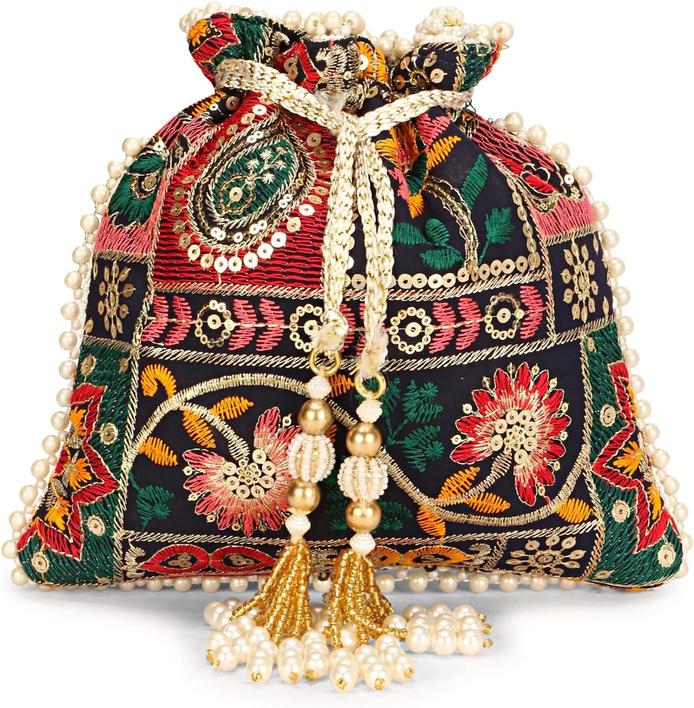 LONGING TO BUY Indian Wedding Potli Bags For Women, Potli Bags For Enagement, Sequence Potli Bags For Women