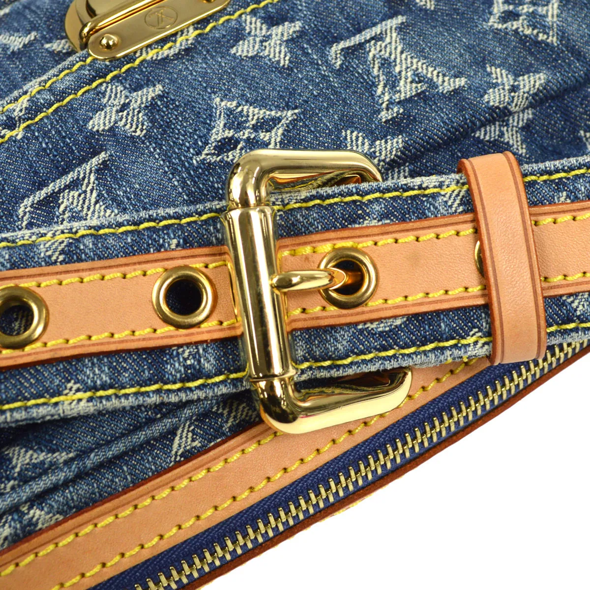 Louis Vuitton 2007 Monogram Denim Bum Bag M95347