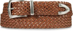 Lucky Brand Women's Western Style Fashion Leather Belt with Metal Buckle