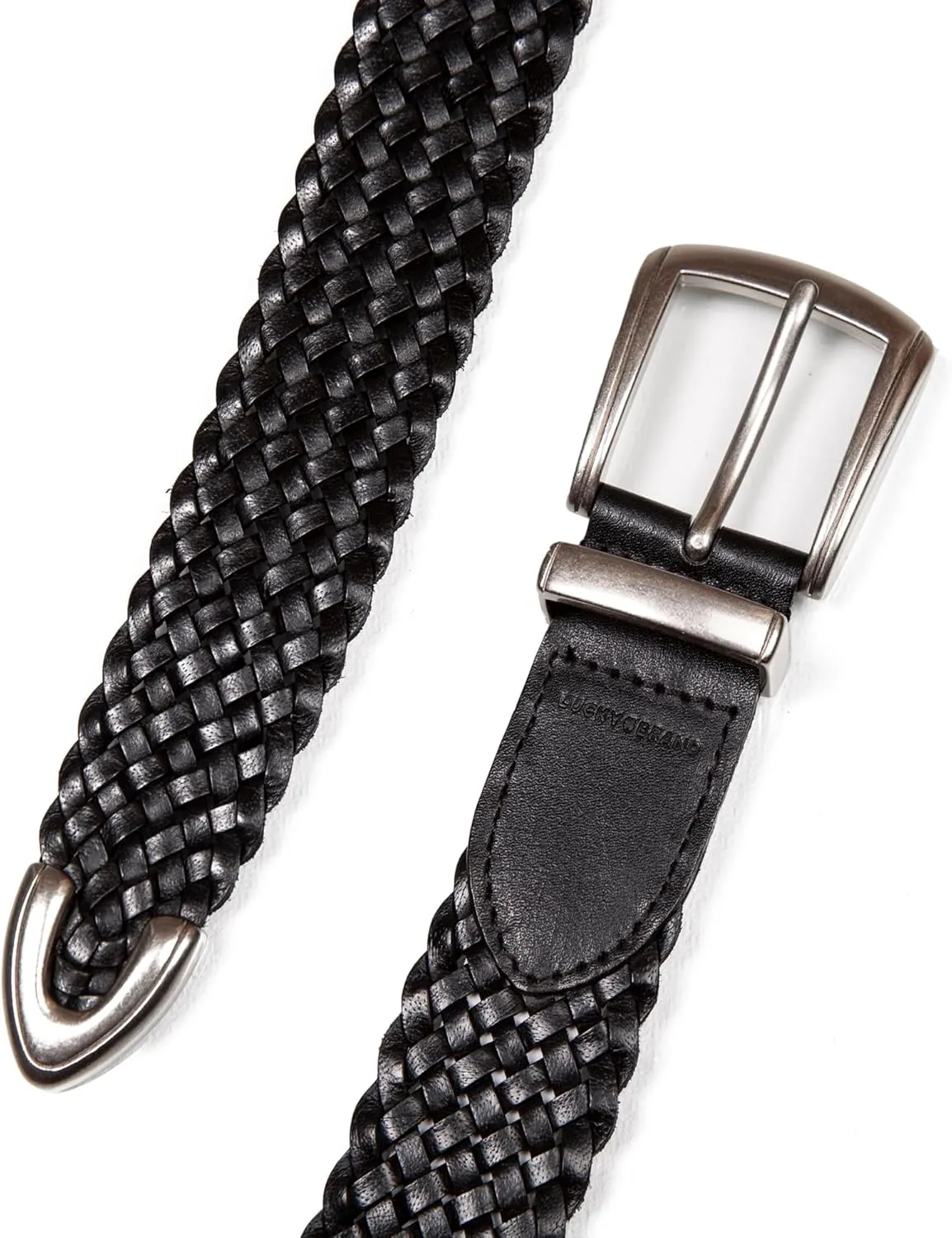 Lucky Brand Women's Western Style Fashion Leather Belt with Metal Buckle