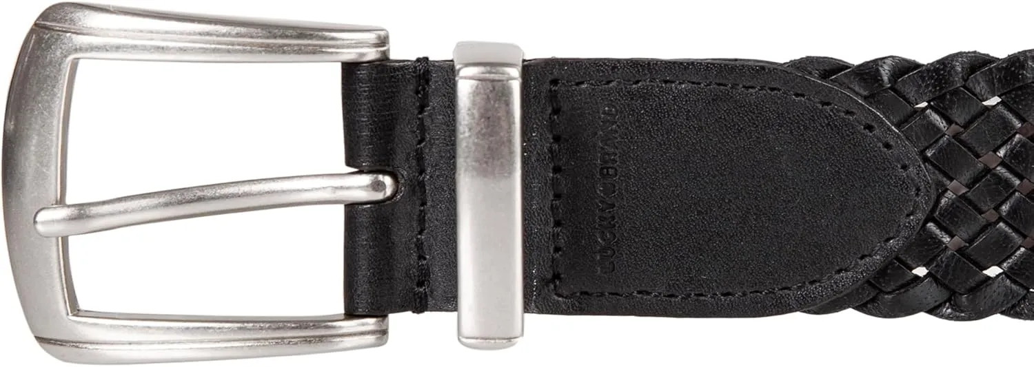 Lucky Brand Women's Western Style Fashion Leather Belt with Metal Buckle
