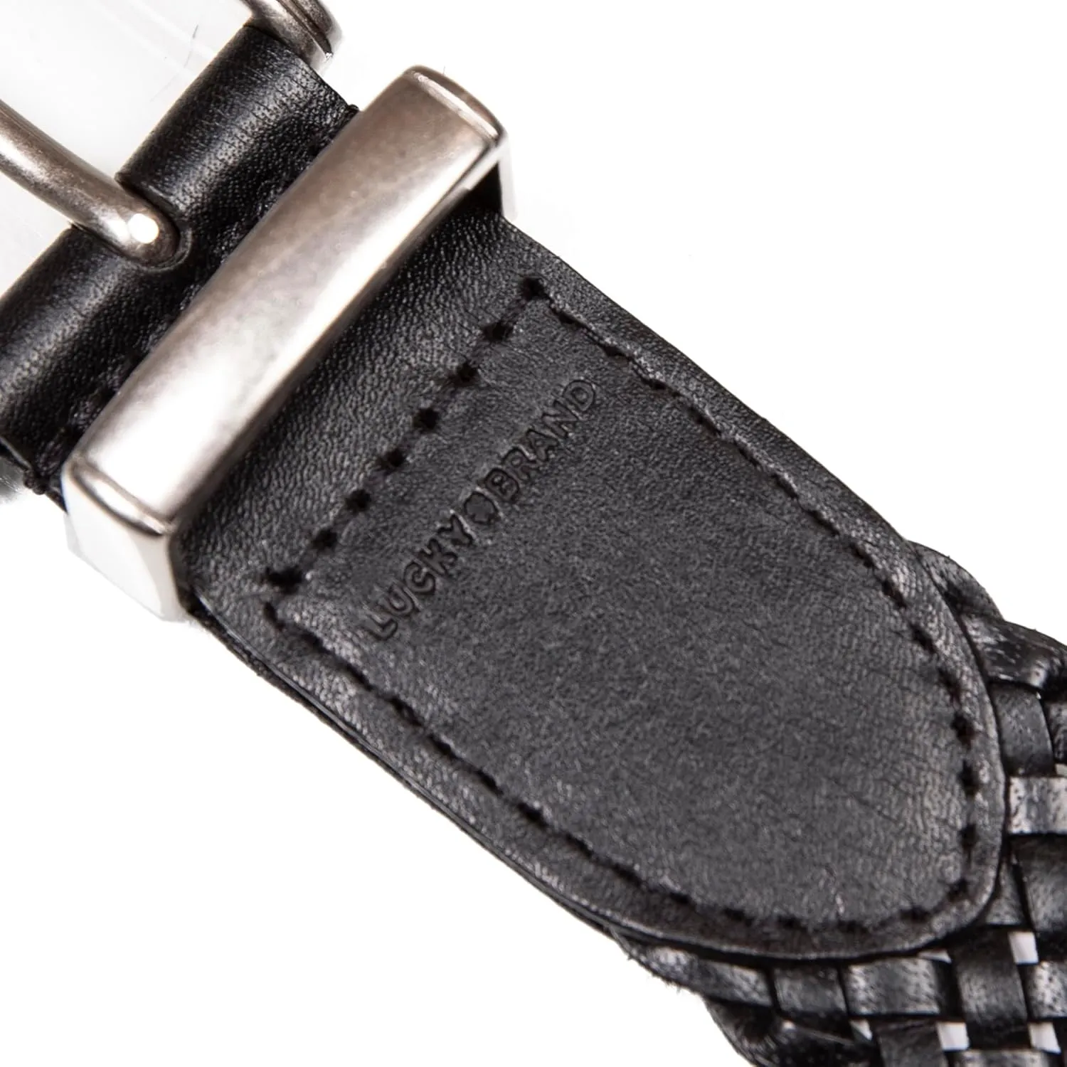 Lucky Brand Women's Western Style Fashion Leather Belt with Metal Buckle