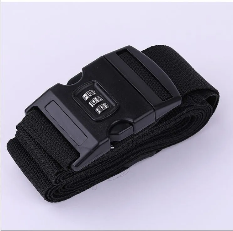 Luggage Cross Adjustable Suitcase Password Buckle Belt