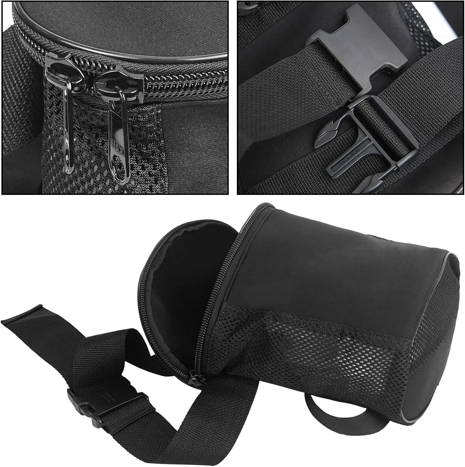 Luwint Diving Waist Bag Scuba Mesh Bag Multi Purposes Storage Bag for Water Sport Scuba Animal Feeding Fishing Hunting Shell Collecting Ocean Cleaning Underwater Trash