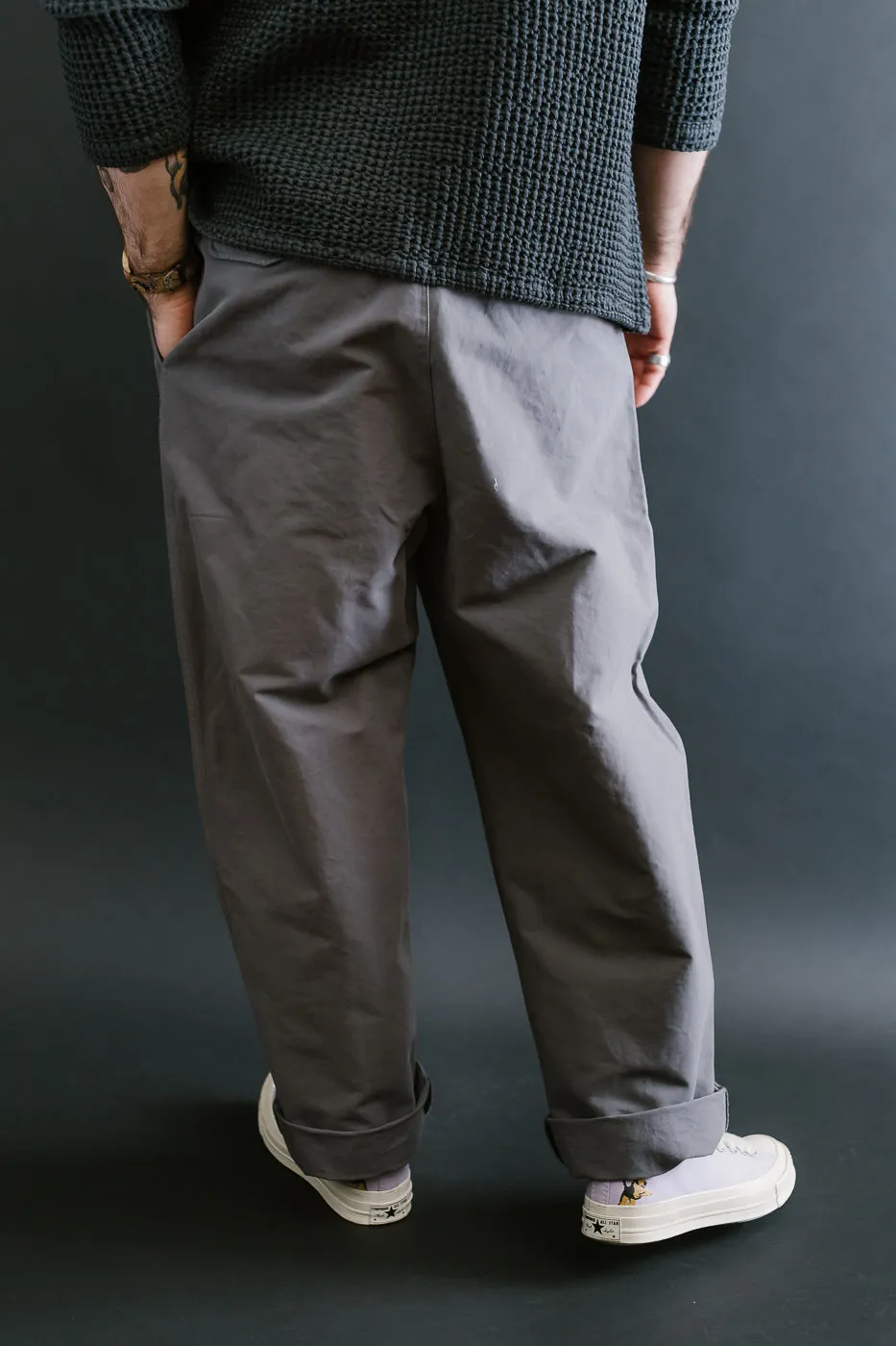 M-C-011 - Officer Chino Nebraska Cotton - Charcoal