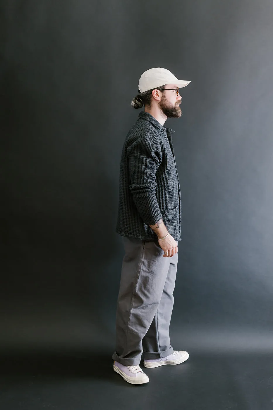 M-C-011 - Officer Chino Nebraska Cotton - Charcoal