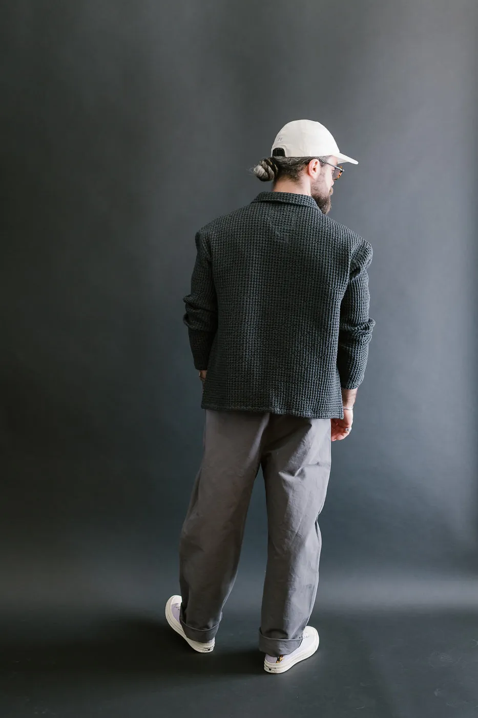 M-C-011 - Officer Chino Nebraska Cotton - Charcoal