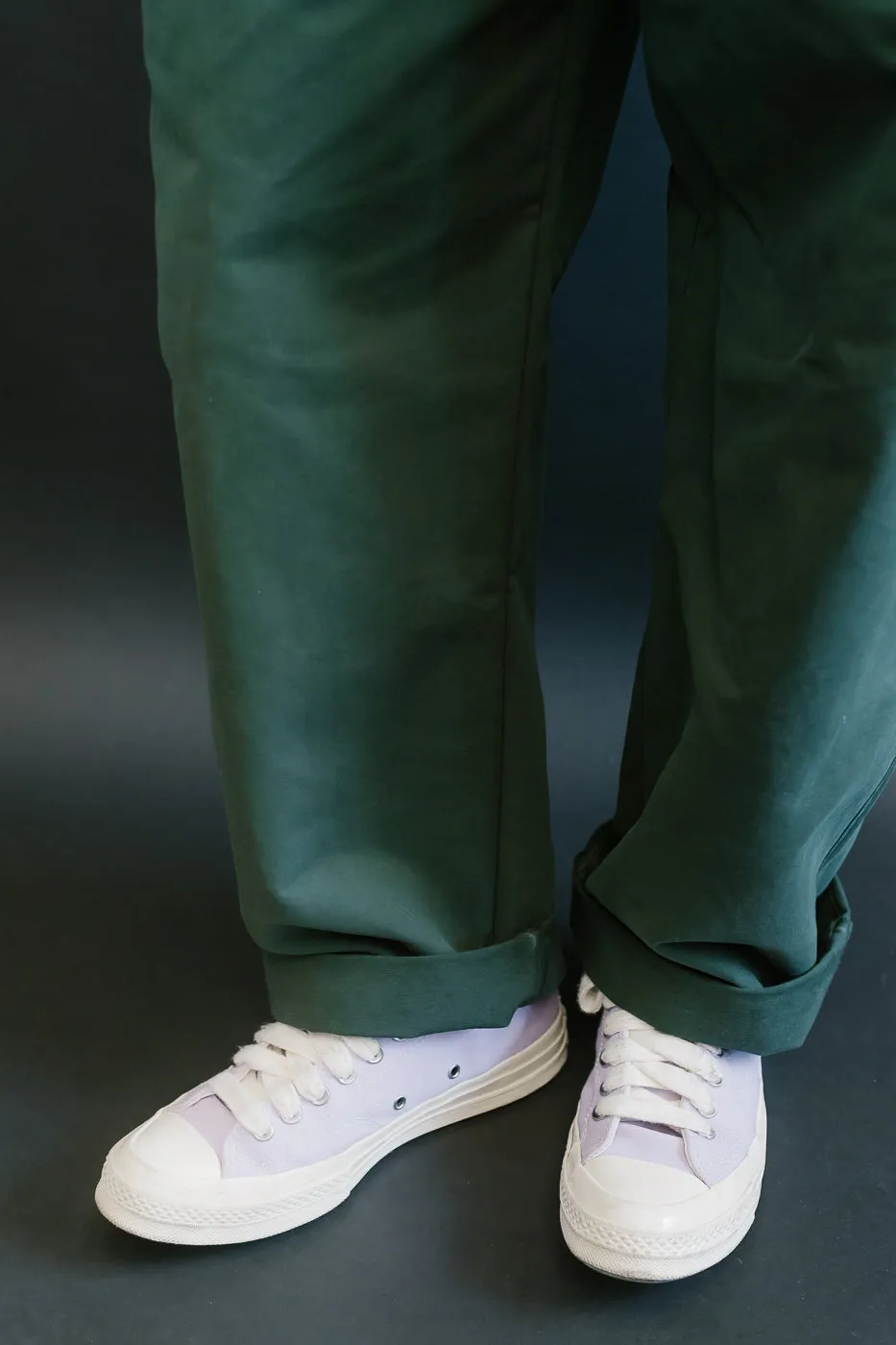 M-C-011 - Officer Chino Nebraska Cotton - Forest Green
