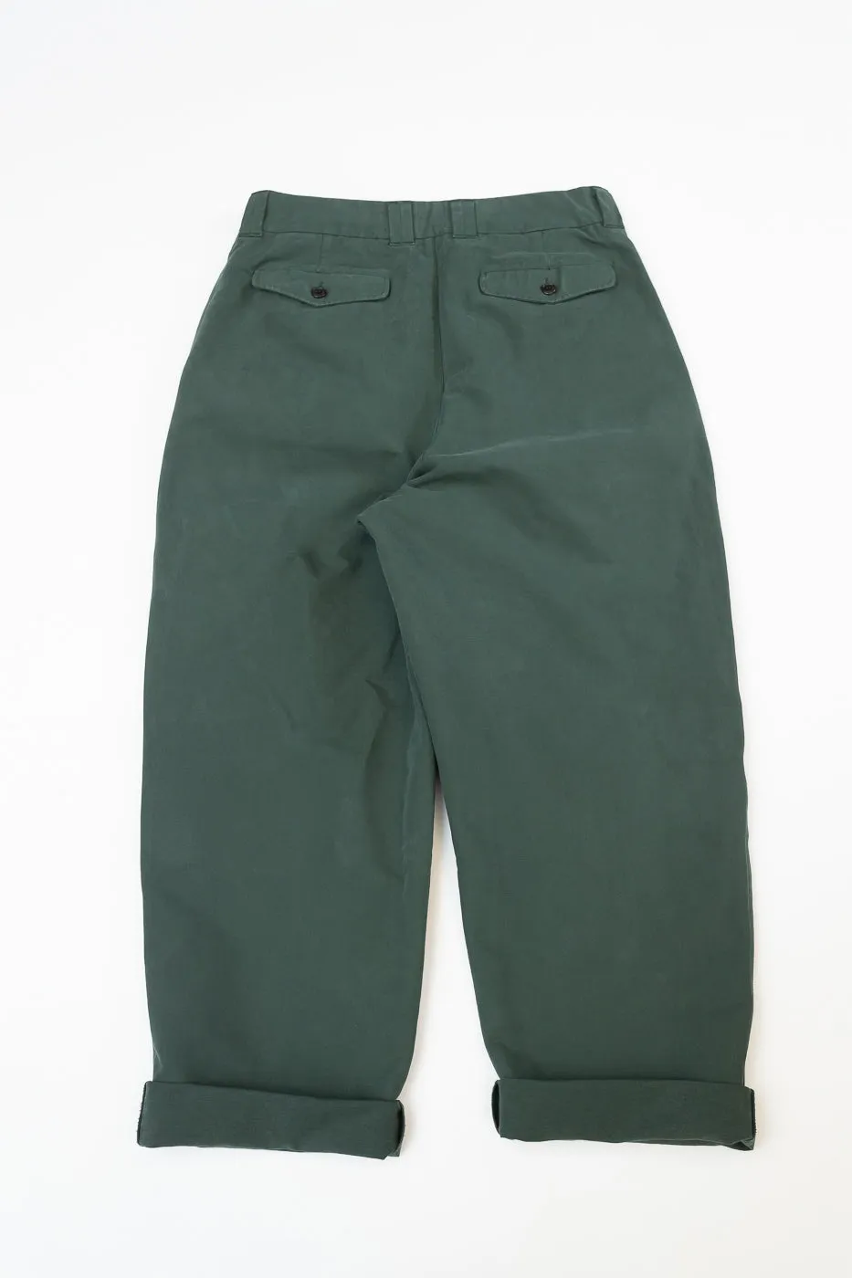 M-C-011 - Officer Chino Nebraska Cotton - Forest Green