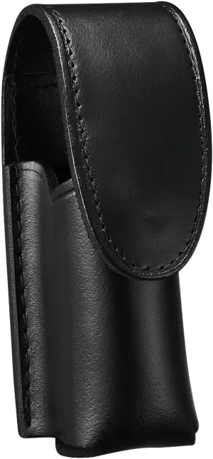 Mace Pepper Spray Holder Black Belt Pouch, Hidden Snap MK III Small, Fits up to 2oz
