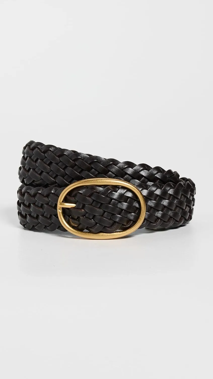 Madewell Women's Woven Oval Buckle Belt