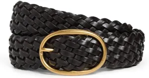 Madewell Women's Woven Oval Buckle Belt